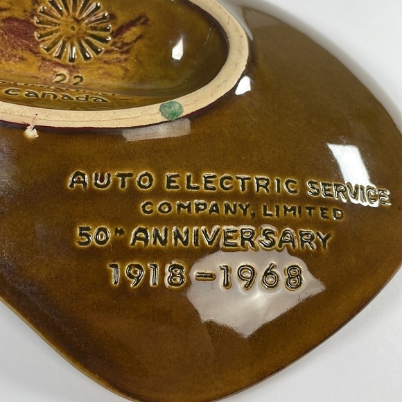 Advertising Ashtray by Sunburst Canada made for Auto Electric Services - Picture 7 of 11